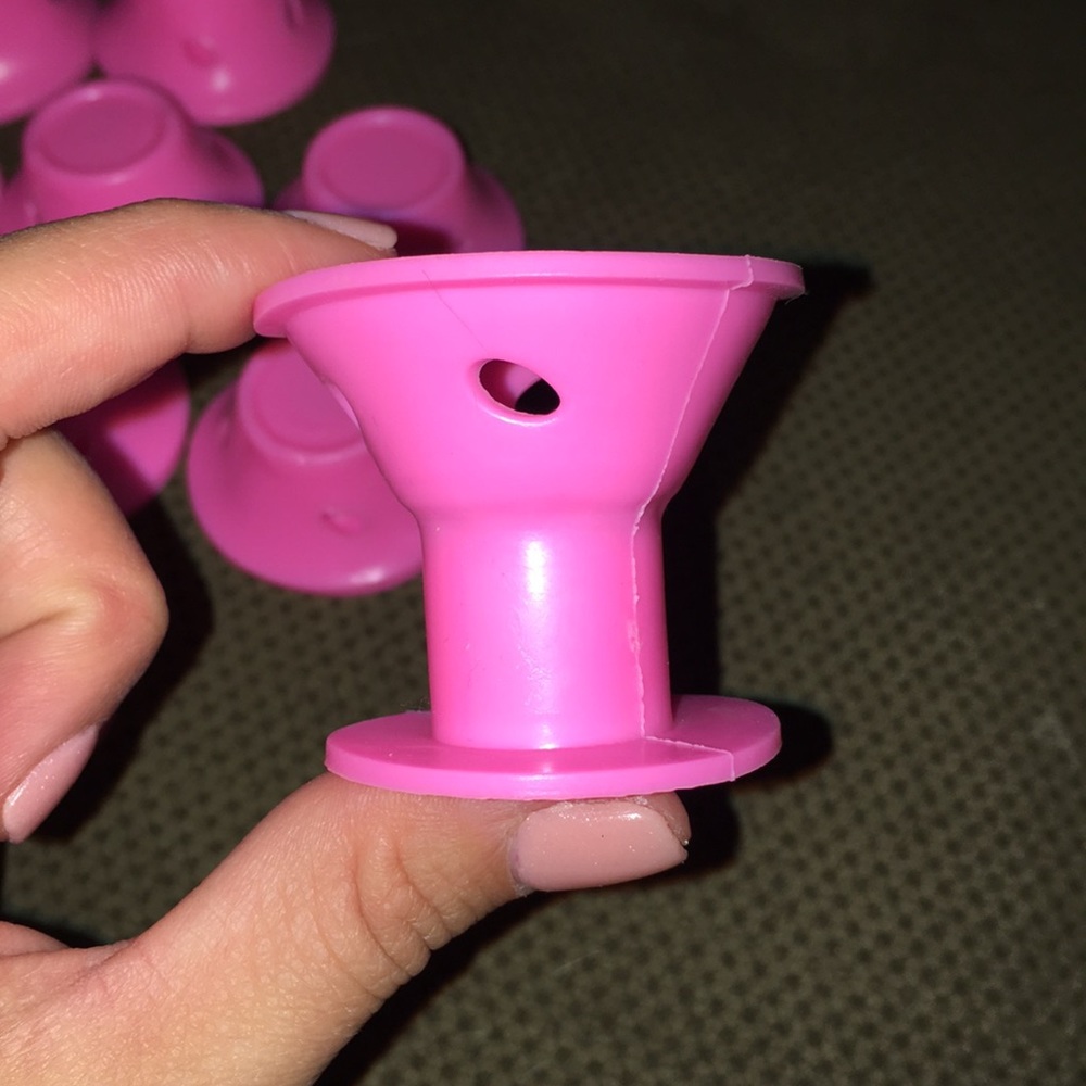 Silicon hair curlers